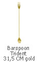 BARSPOON TRIDENT 31,5CM GOLD
