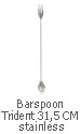 BARSPOON TRIDENT 31,5CM STAINLESS STEEL