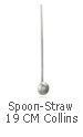 SPOON-STRAW 19CM COLLINS (15 PIECES)
